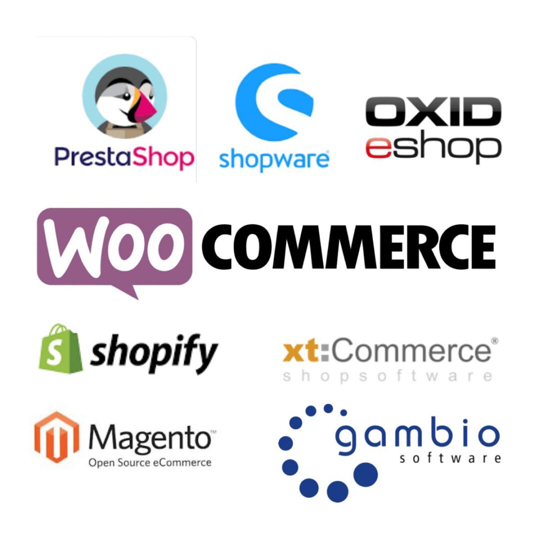 Online Shop Hersteller Logos