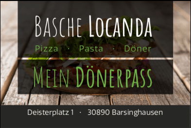 Bonuskarten Basche Locanda